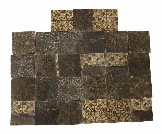 Maw & Co. Stone Mosaic Style Floor Tile Set