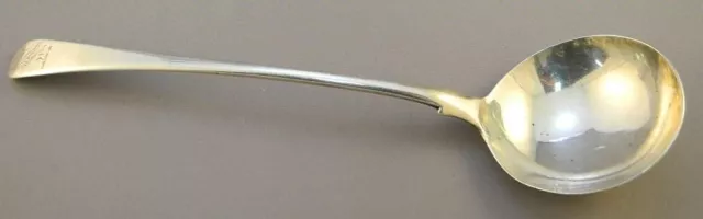 King George Iii 1767 Bird Crest English Sterling Silver 10 1/2" Ladle