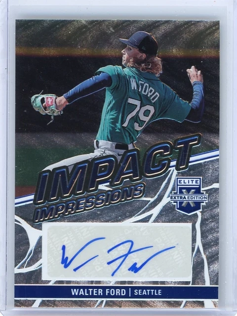 2023 PANINI ELITE Extra Edition Walter Ford Impact Impressions Auto ...