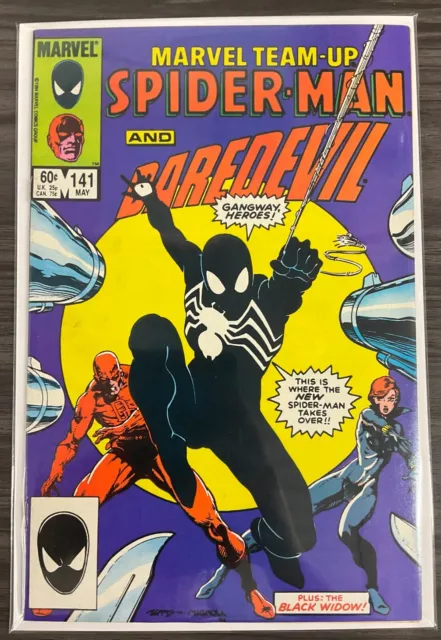 Marvel Team-Up #141 (1984) 2nd App Of Black Spider-Man Costume, Higher Gr! KEY!