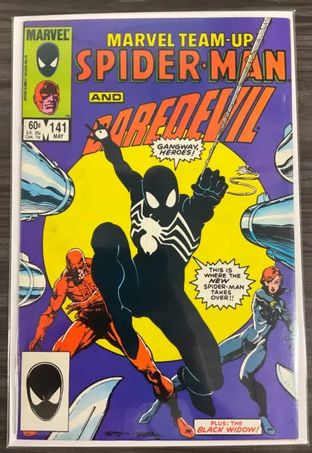 Marvel Team-Up #141 (1984) 2nd App Of Black Spider-Man Costume, Higher Gr! KEY! Marvel Team-Up #141 (1984) 2nd App Of Black Spider-Man Costume, Higher Gr! KEY!