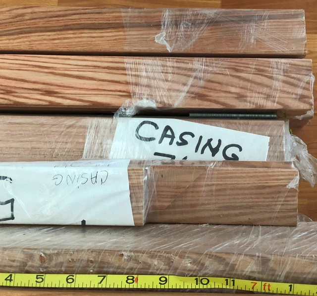 Window/Door Casing 1/2" x 2-1/4" Finished Solid OAK Hardwood Moulding Trim 3