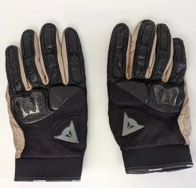 Dainese Black Medium Leather Gloves