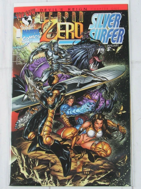 Weapon Zero / Silver Surfer #1C Jan. 1997 Marvel Comics Marc Silvestri Variant