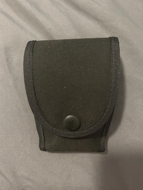 Uncle Mike's Handcuff Pouch single set black police officer security holder
