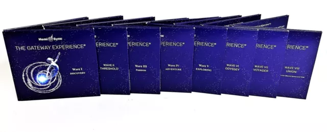 The Gateway Experience Waves I-VIII Hemi-Sync 25 CDs & Booklets COMPLETE ALBUM