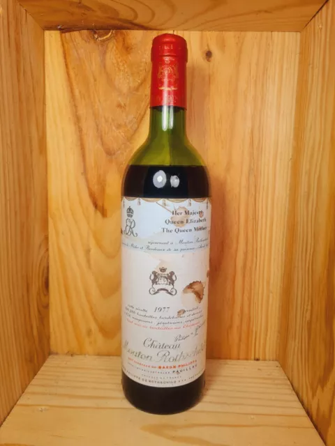 1977 Chateau Mouton Rothschild 0,75l Pauillac Premier Grand Cru