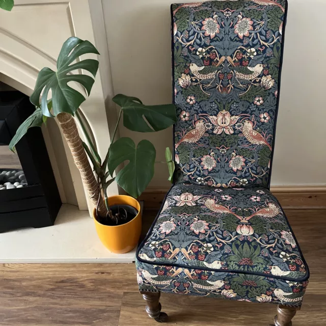 William Morris Chair Reupholstered Chair