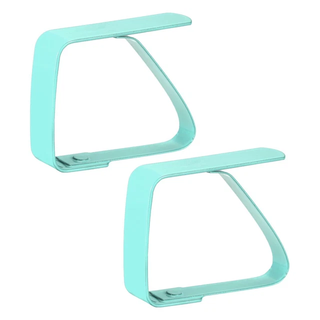 Tablecloth Clips 50mm x 40mm 420 Stainless Steel Table Cloth Holder Green 2 Pcs