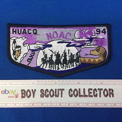 Boy Scout OA Huaco Lodge 327 1994 NOAC Order Of the Arrow Pocket Flap Patch