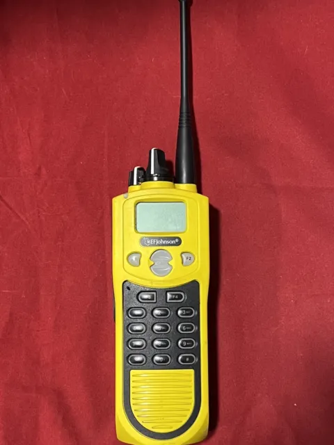 EF Johnson 51FIRE UHF Radio  380-470 Mhz With Battery And Antenna
