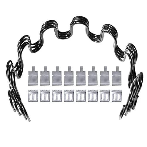 18" Sofa Chair Upholstery Springs - 4 PCS with Clips - Furniture Couch Repair