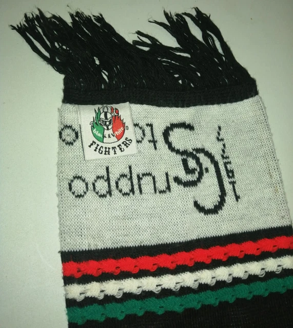 Sciarpa Ultras Fighters Anni 80 Juventus, Cotone Stampato A Vernice