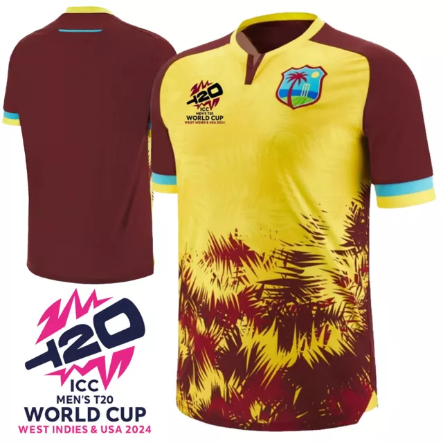 NEW WEST INDIES Cricket Jersey ICC T20 World Cup 2024 For Men West