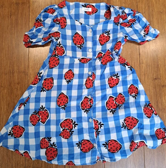 Abito estivo in fragola ragazza Next età 5 anni