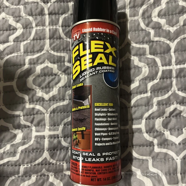 FLEX SEAL Can Liquid Rubber Spray Sealant Coating, 14 oz, Black 11.90
