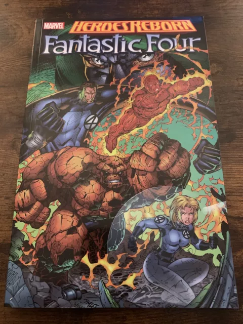 Heroes Reborn: Fantastic Four Colección Completa en Tpb Jim Lee Epic