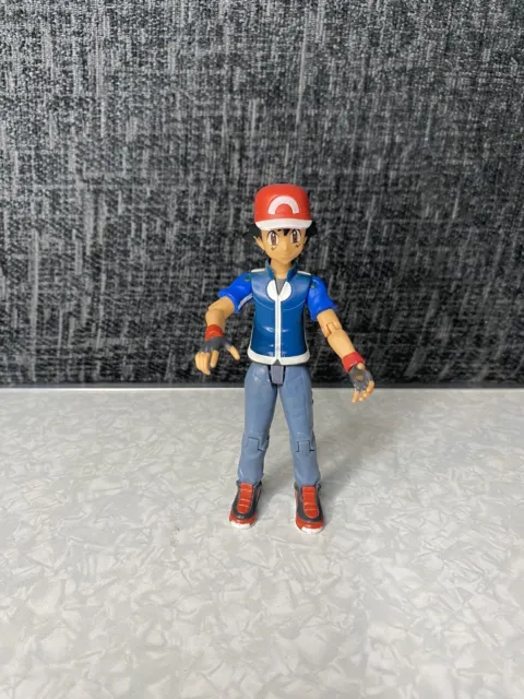 Ash Ketchum Trainer Action Figure Pokemon Articulated TOMY