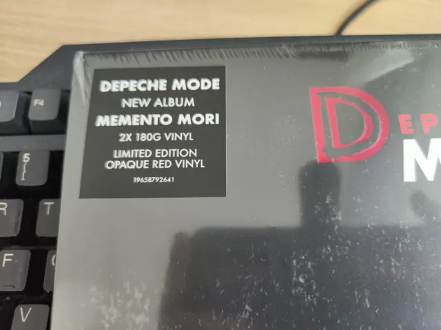 Depeche Mode Memento Mori 2Lp Red Opaque Vinyls Ltd Lp Cd Sealed With Sticker