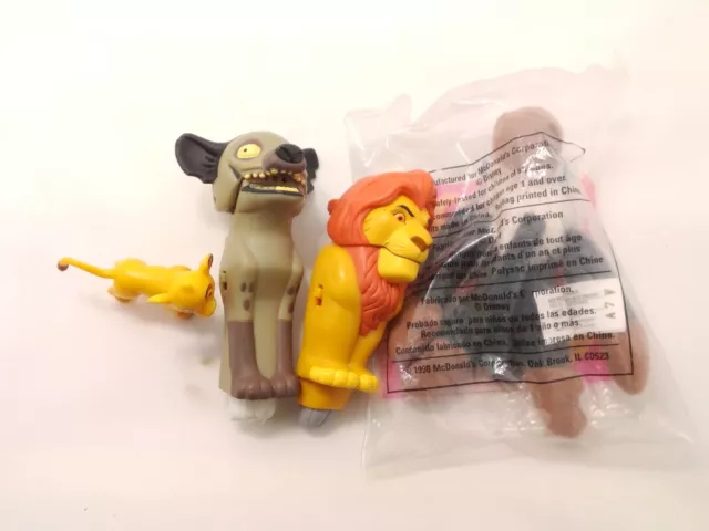 McDonald's Lion King Action Figures Toy Lot