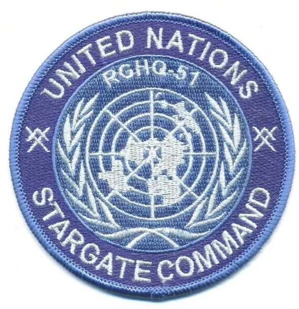 Stargate SG1 Aufnäher United Nations Stargate Command Patch