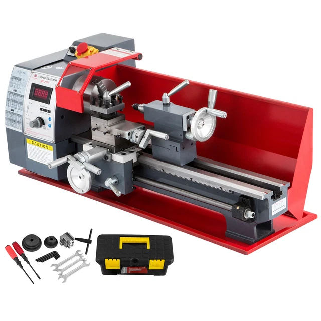 Mini Drehmaschine Für Holz – 4000-9000 U/min, 7 Geschwindigkeiten, 96W Motor – Für DIY, Buddha-Perlen Und Gravur