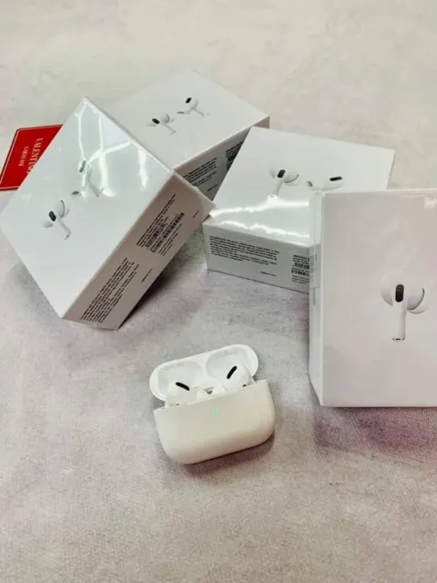 Apple AirPods Pro 2nd Generation with MagSafe Wireless Charging Case - White