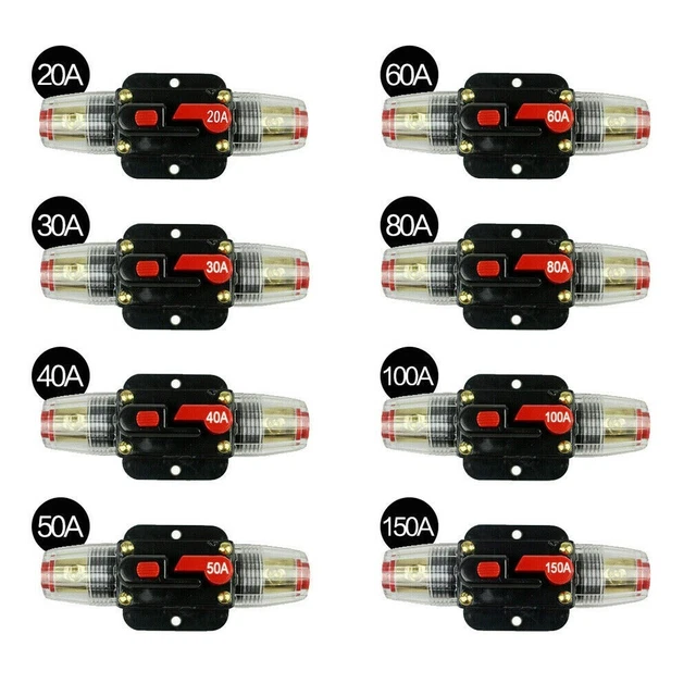 Adapter Universe - Fusibile Automatico 40A-100A, Interruttore Auto-reset Per Auto, Barca, Camper