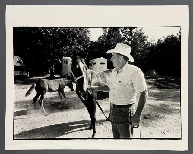 1985 Bob Warner Certified Horse Advisor FL VTG Press Photo Warner Stables Tack