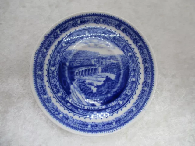 Vintage Scammels Lamberton China Baltimore & Ohio Railroad Demitasse Saucer