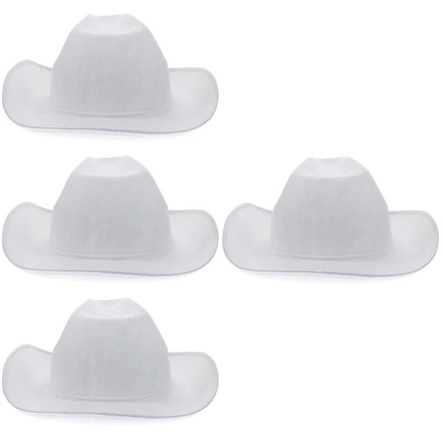 4x Womens Cowboy Hats Festivals Beach Cowboy Hats For Women Cowboy Party Hats