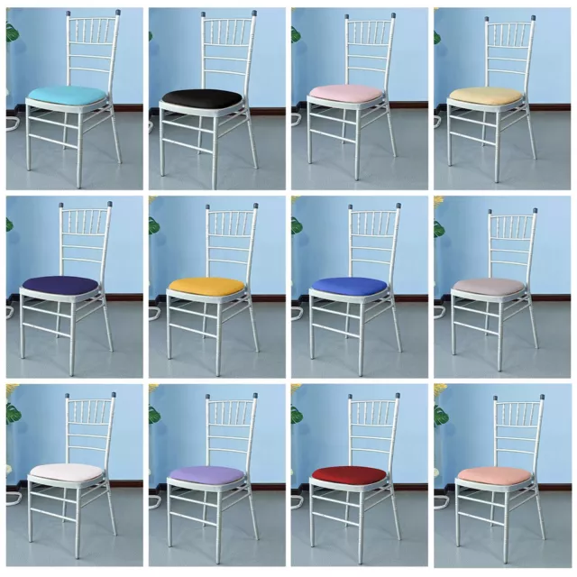 Dining Chair Seat Covers Cushion Pad Removable Stretch Slip Cover Banquet Decor
