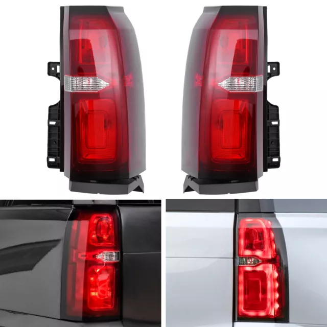 Tail Light Pair For Chevrolet Suburban Tahoe 15-20 Tail Lamp Right And Left Side