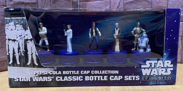 Star wars pepsi bottle store cap collection
