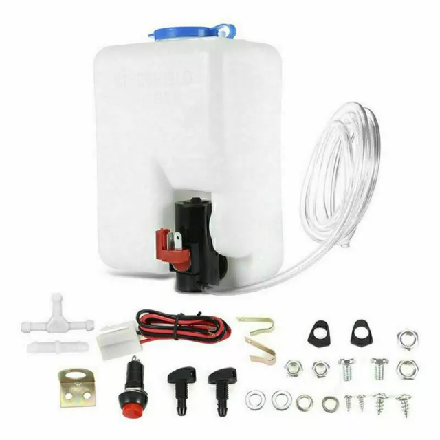 Windshield washer system universal 12V washer fluid container 1.5L washer b R4L7