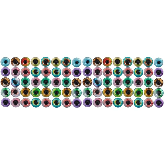 100 pcs Dome Edelsteine Charme Floral Glas Flache Rückseite