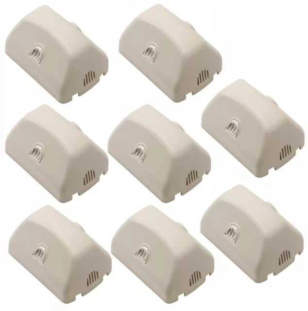 8 Pk Safety 1st Dual Release Outlet Plug & Adapter Cover w/Cord Shortener 72385