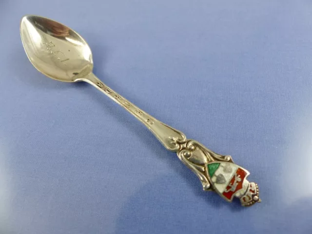 Sterling & Enamel Souvenir Spoon Prince Edward Island