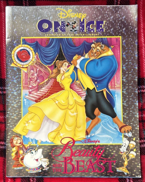 VINTAGE 1993 DISNEY World on Ice “Beauty and the Beast” Souvenir ...