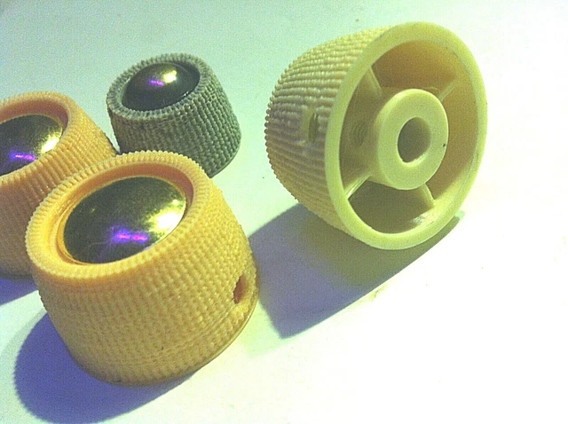 Ersatz Knöpfe Für Klemt Echolette Echo+M 40 80 100 D3 Druck +Goldkappe Nicht Org