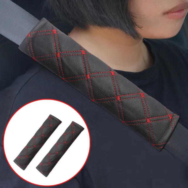 2x Car Safety Seat Belt Shoulder Pad Cover Harness Cushion Protector Accessories