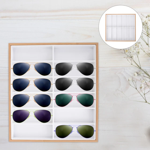 Vitrine De Lunettes Présentoir À Lunettes Montre Présentoir Plateau