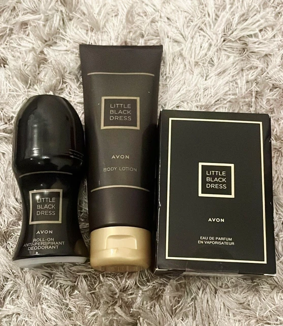 princess polly baby blue dress AVON LITTLE BLACK Dress Gift Set 50ml EDP & 150ml Body Lotion New  Boxed&Sealed £17.99