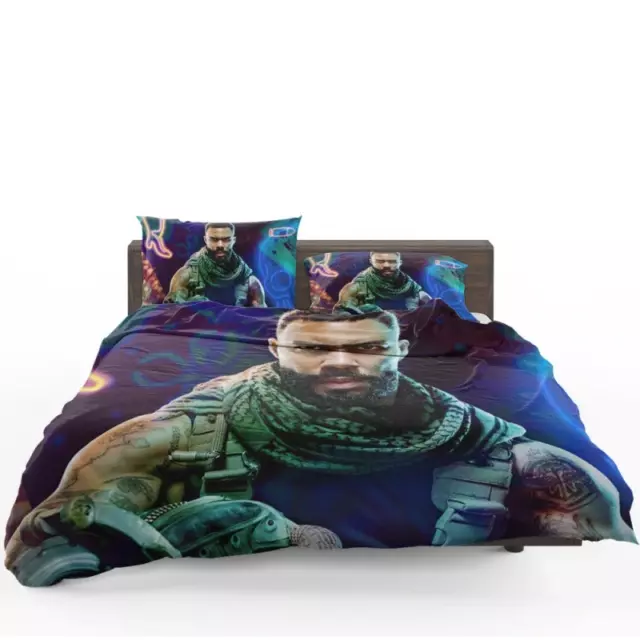 Omari Hardwick as Vanderohe in Army of the Dead Movie Quilt Duvet Cover Set