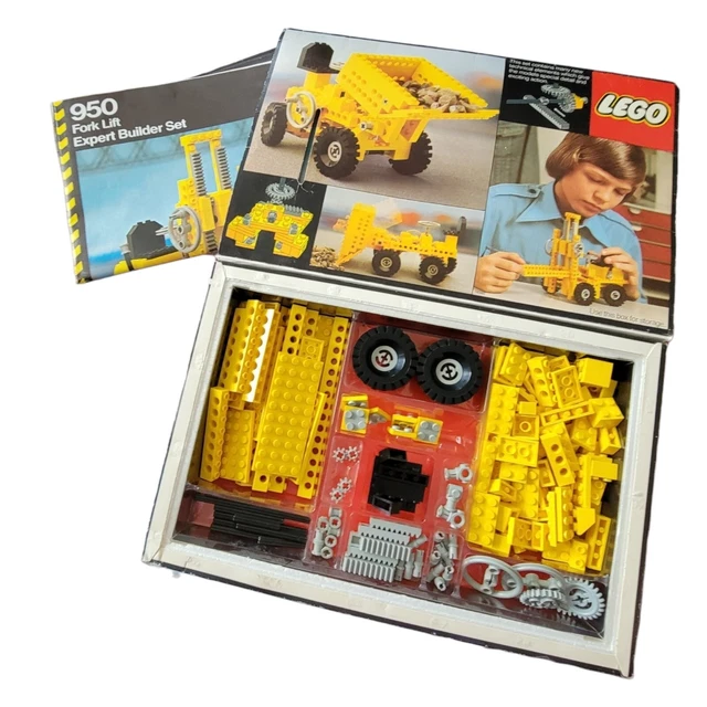 VINTAGE 1979 LEGO TECHNIC Forklift 950 Missing 13 Of 210 Pieces