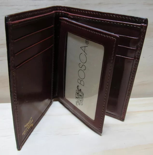 NEW UNUSED Vintage BOSCA Leather Men's Wallet