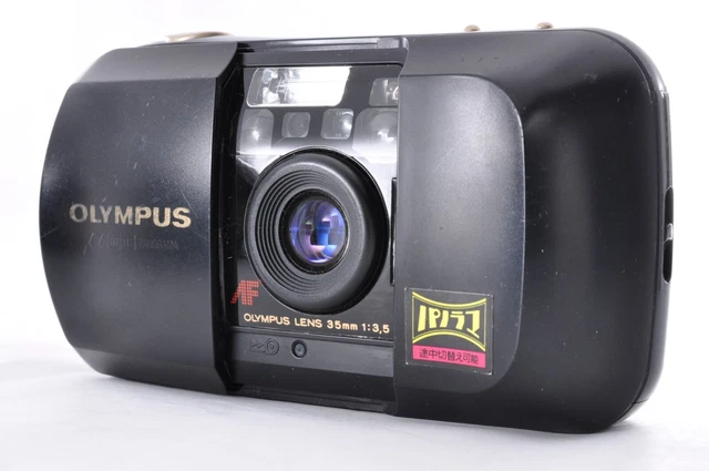 Olympus mju PANORAMA 35mm Point and Shoot Camera w/Strap [Near Mint] From Japan