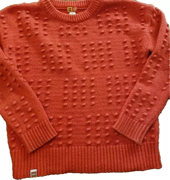 Kids Unisex Lego Red Crewneck Sweater Size Small