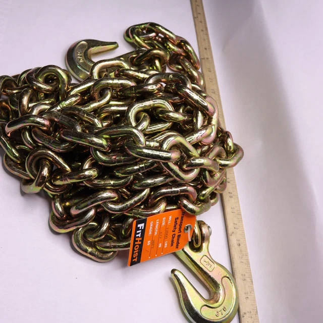 Fithoist Transport Binder Chain Grade 80 12000 Lbs 1/2" x 20 Ft