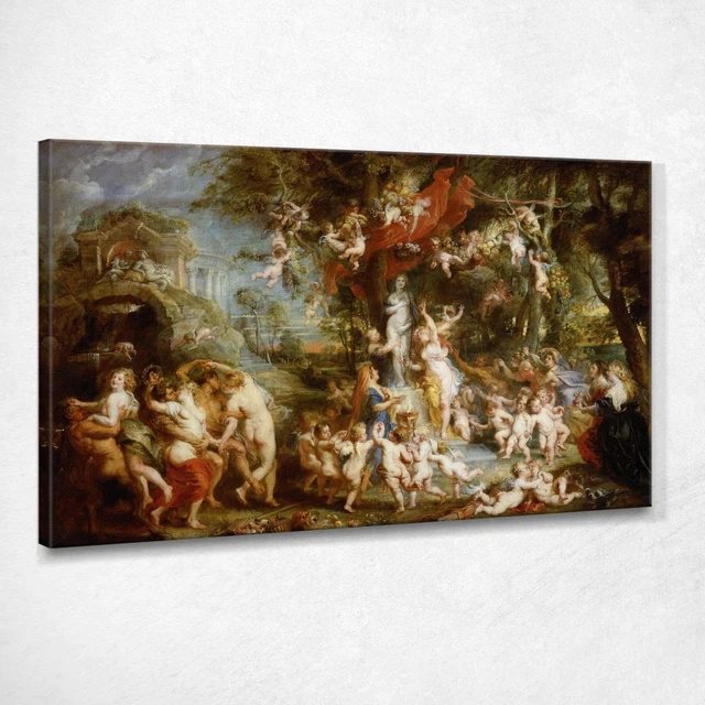 Tableau Christ En Croix - Impression Sur Toile D'après Peter Paul Rubens (PPR41)